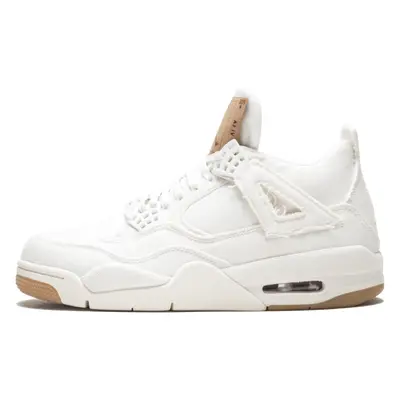 Air Jordan 4 Retro Levis White