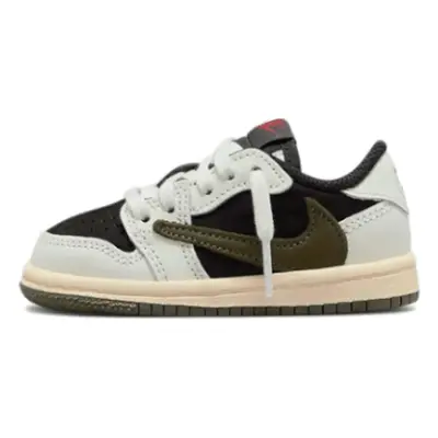 Air Jordan 1 Retro Low Og Sp Travis Scott Olive Bebe Td