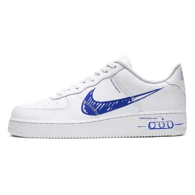 Nike Air Force 1 Low Sketch Blue Swoosh