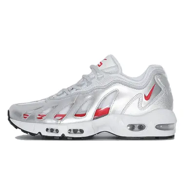 Nike Air Max 96 Metallic Silver Supreme