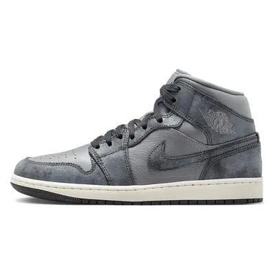 Air Jordan 1 Mid Distressed Smoke Grey