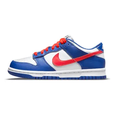 Nike Dunk Low White Royal Red