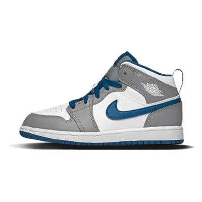 Air Jordan 1 Mid True Blue Enfant Ps