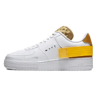 Nike Air Force 1 Low Drop Type White Gold Yellow