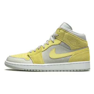 Air Jordan 1 Mid Mixed Textures Yellow