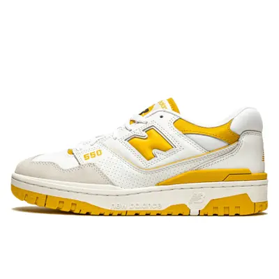 New Balance 550 Sea Salt Varsity Gold