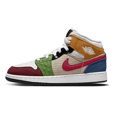 Air Jordan 1 Mid Se Patchwork