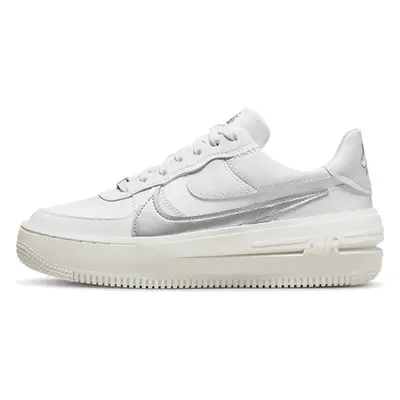 Nike Air Force 1 Low Platform Summit White Metallic Silver