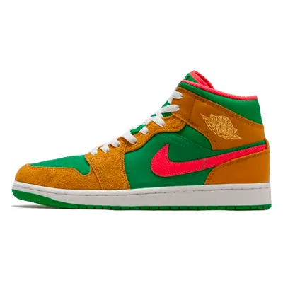 Air Jordan 1 Mid Wheat Watermelon