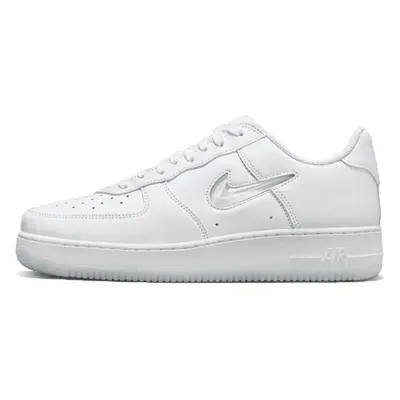 Nike Air Force 1 Low 07 Retro Color Of The Month Jewel Swoosh Triple White