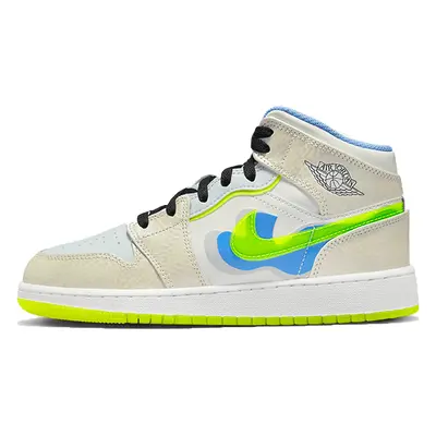 Air Jordan 1 Mid Se Warped Swoosh