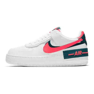 Nike Air Force 1 Shadow White Dark Teal Solar Red