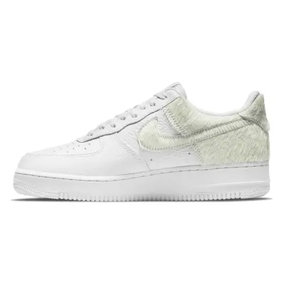 Nike Air Force 1 Low White Pony Hair Heel