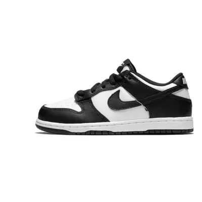 Nike Dunk Low Black White Enfant Ps