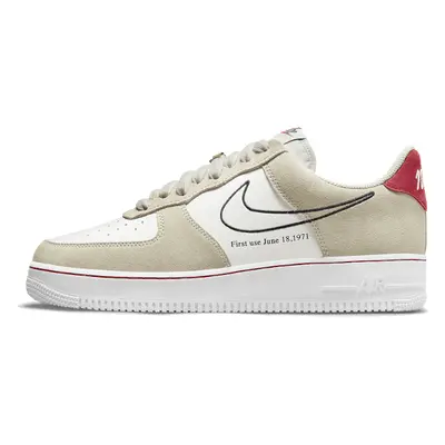 Nike Air Force 1 Low First Use Light Sail Red