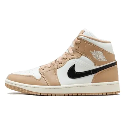 Air Jordan 1 Mid Tan Black