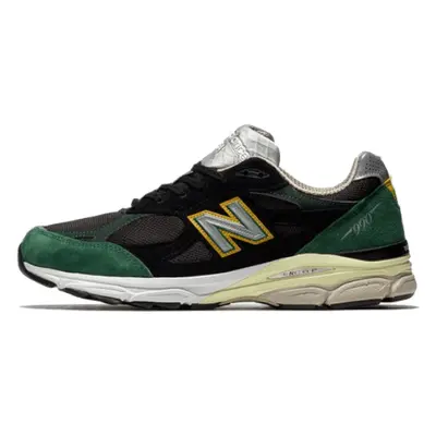 New Balance 990 V3 Black Green Yellow