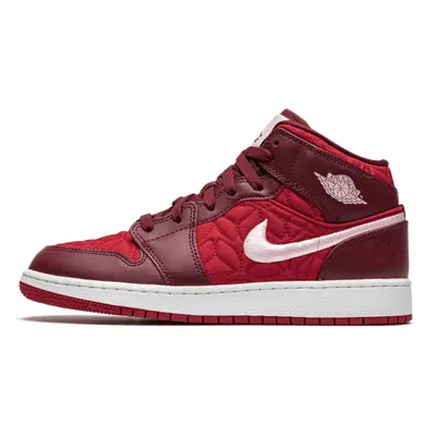 Air Jordan 1 Mid Se Red Quilt