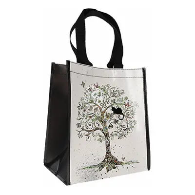 Sac cabas plastique recyclé Chat Arbre De Vie Kiub Bug Art