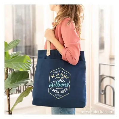 Tote bag - ici, il y a de la place pour des Mr. Wonderful