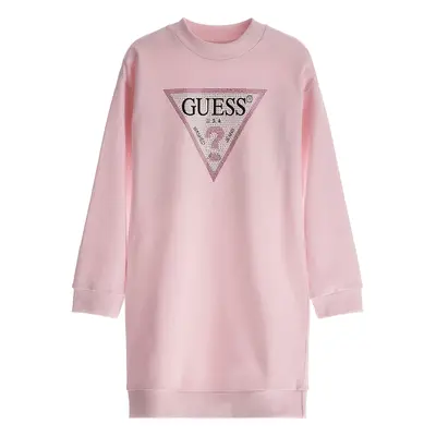 Robe sweat en tissu éponge fille Guess