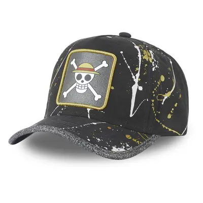 Casquette camionneur Tag avec filet Capslab One Piece Skull