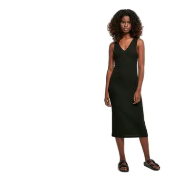 Robe mi-longue côtelée sans manches femme Urban Classics