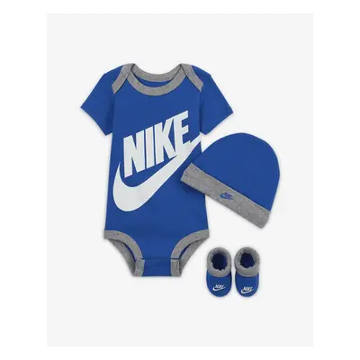 Ensemble body+chaussettes+bonnet avec logo bébé fille Nike Futura