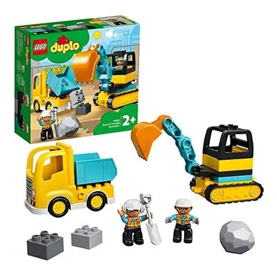 Jeux de construction camion + pelleteuse Lego Duplo