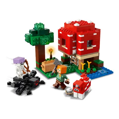 Jeux de construction maison champignon Lego Minecrafte