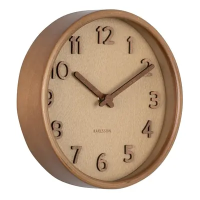 Horloge murale grain de bois Karlsson Pure Small