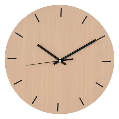 Horloge murale en acier, structure en bois, ronde House Nordic Asti