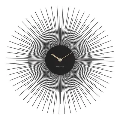 Horloge murale acier Karlsson Peony