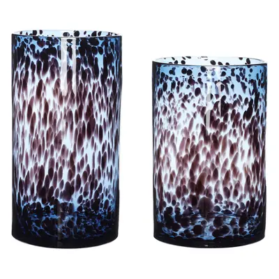 Vases cylindre Hubsch Interior Leo (x2)