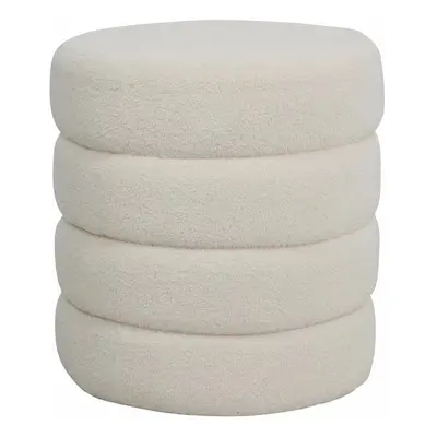 Pouf tissu effet laine bouclette Zago Lomos Zago Fino