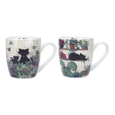 Mug arrondis mini + boite ouverte chaton plantes - chaton jar Kiub Bug Art (x2)