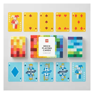 Cartes à jouer briques LEGO