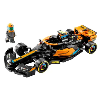 La voiture de course de Formule 1 McLaren 2023