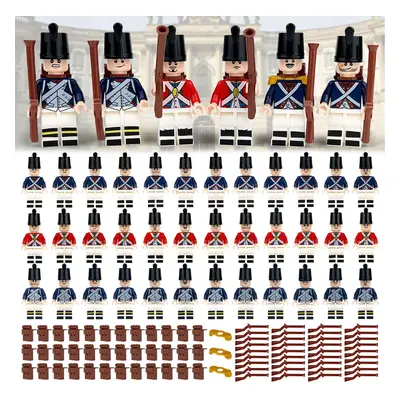 Blocs de construction de soldats militaires des guerres napoléoniennes, 12 pièces, figurines de 