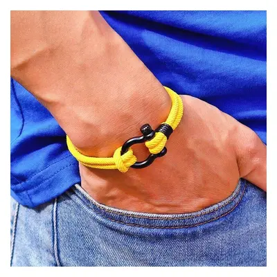 Bracelet Homme 4mm corde porte-bonheur Bracelet Homme amour cadeau pour petit ami survie en plei