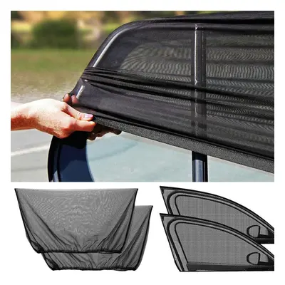 Rideaux pare-soleil universels pour vitres latérales de voiture, Protection répulsive contre les