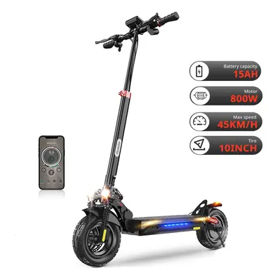 Scooter électrique iScooter IX4 puissant 800W 15Ah 45 km/h 10 pouces gamme de pneus hors route 4