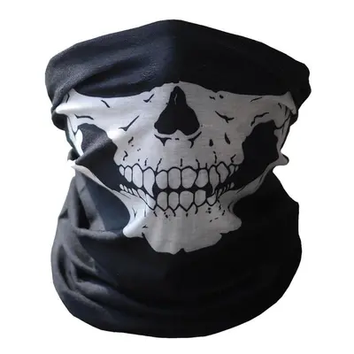 Masque de crâne noir, foulard, masque de casque de moto, masque de jeu militaire