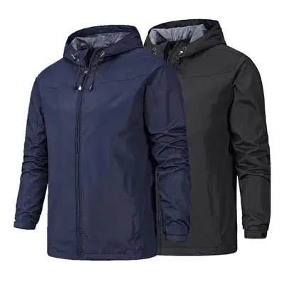 Veste coupe-vent à capuche pour homme Veste coupe-vent extérieure coupe-vent et imperméable Homm