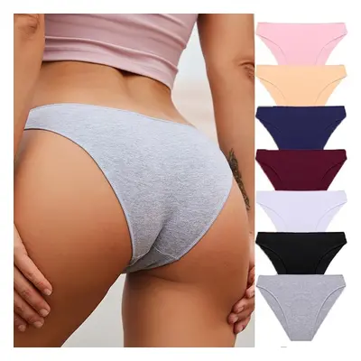 Slip en coton femme taille basse femme Sport Bikini caleçon élasticité sous-vêtement confortable