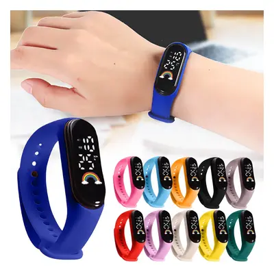 Montre de sport pour enfants, Bracelet d'extérieur, montre électronique, Bracelet pour enfants O