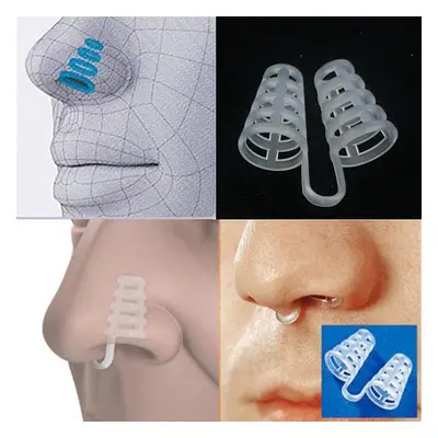 Mini bouchon en Silicone Anti-ronflement bouchon de sommeil pinces nasales bouchon outil de somm