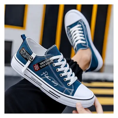 Tendance chaussures basses en toile pour hommes, baskets décontractées et Cool de Style de rue, 