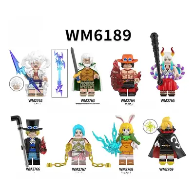 Blocs de construction de personnages de série de dessins animés WM6189, accessoires de figurines