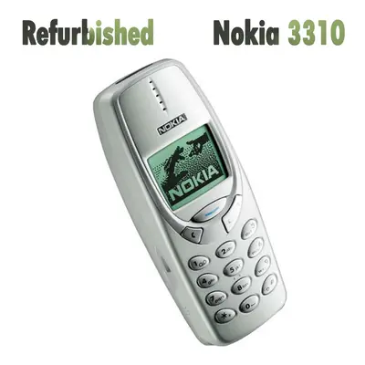 Nokia 3310 d'origine reconditionné(2000) Téléphone portable 1 Battery 1 Charger bleu